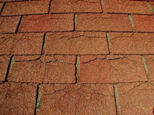 Dry Cracked Shingles